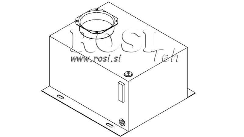 METALLRESERVOIR BOX PP 30 LITER HORIZONTAL-VERTIKAL
