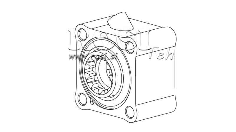 HYDRAULISK PUMPE DRIFT - ZF1 ALUMINIUM