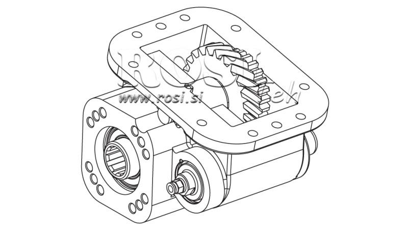 AUSGANG FÜR HYDRAULIKPUMPE - SCANIA GRS 900