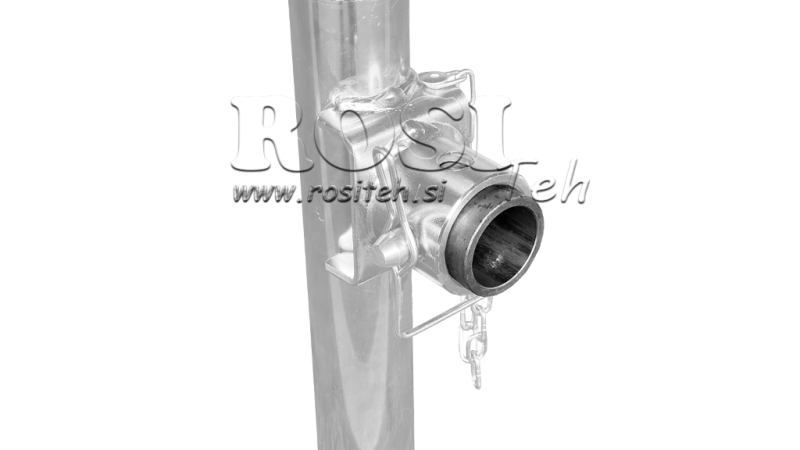 ADAPTADOR PARA PATAS DE SOPORTE CON CONEXIÓN TUBULAR 1300 KG