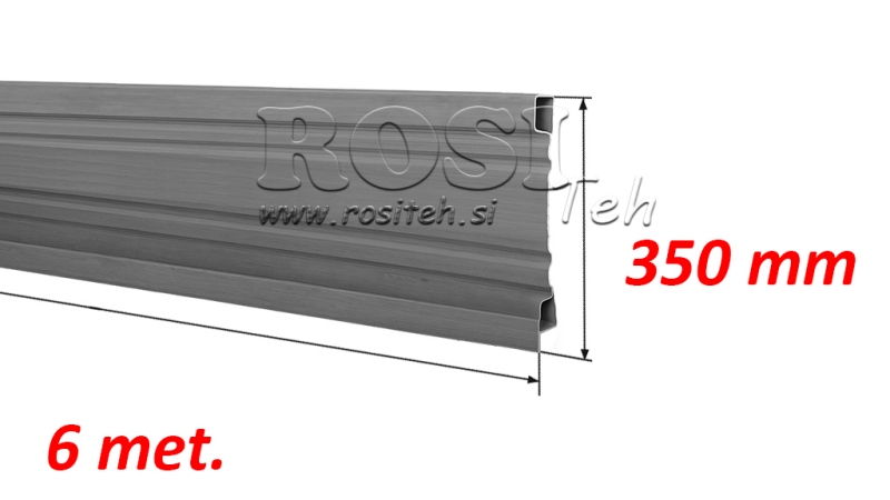 TRAILER SIDOPANEL 6 MET. - HÖJD 350 mm
