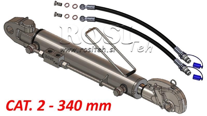 HYDRAULISK TOPPSTÅNG - SPECIAL - CAT. 2 - 63/35-340 (45-95 HP) (25,4 mm)