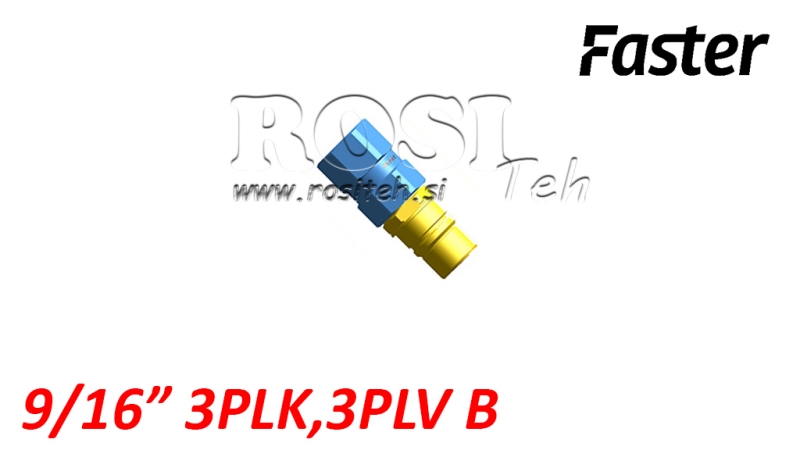 HANNSNABBKOPPLING FÖR MULTI-FASTER 9/16 3PLK 3PLV B RÖRLIG DEL