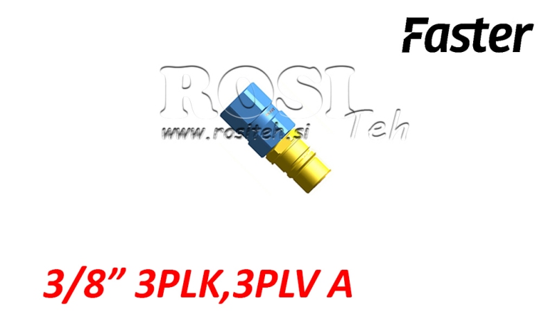 HANNSNABBKOPPLING FÖR MULTI-FASTER 3/8 3PLK 3PLV A RÖRLIG DEL