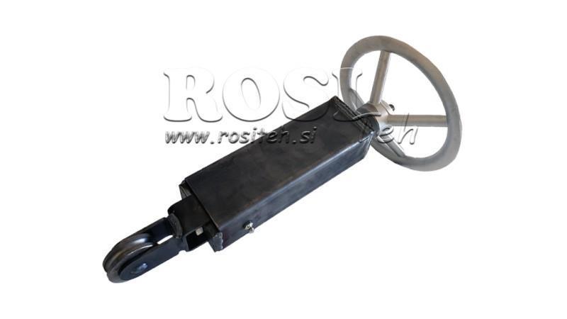 SPANNER FÜR KABEL MIT RAD FÜR ANHÄNGER HANDBREMSE MIT RIEGEL