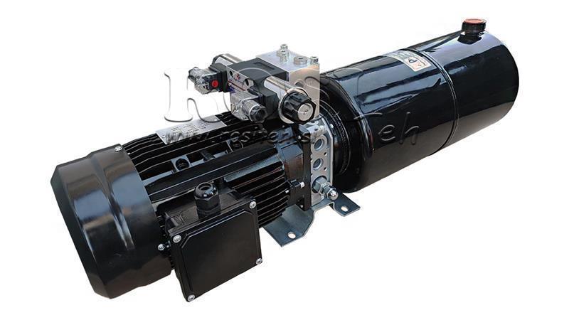 MINI HYDRAULIKAGGREGAT 230V AC (2.2 kW) 120 bar - 8.0 cc - 11.2 lit/min - Tank 12 lit