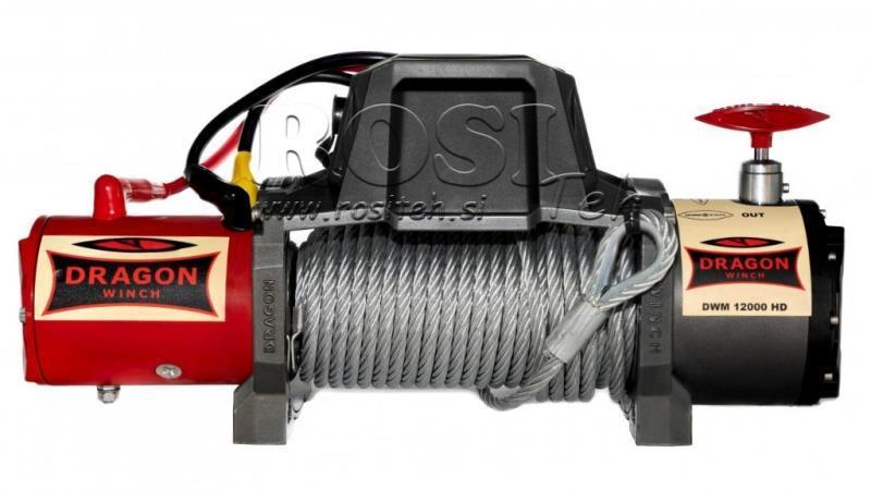 VERRICELLO ELETTRICO 12 V DWM 12000 HD - 5443 kg