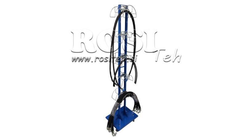CARRELLO PER STOCCAGGIO TUBI IDRAULICI 10 POSTI