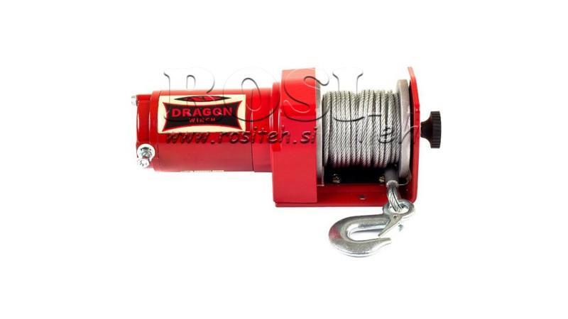 12 V-os elektromos csörlő DWM 2000 ST - 907 kg