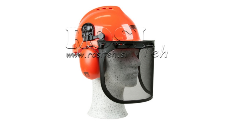 SCHUTZHELM YUKON MIT VISIER UND OHRSCHUTZ