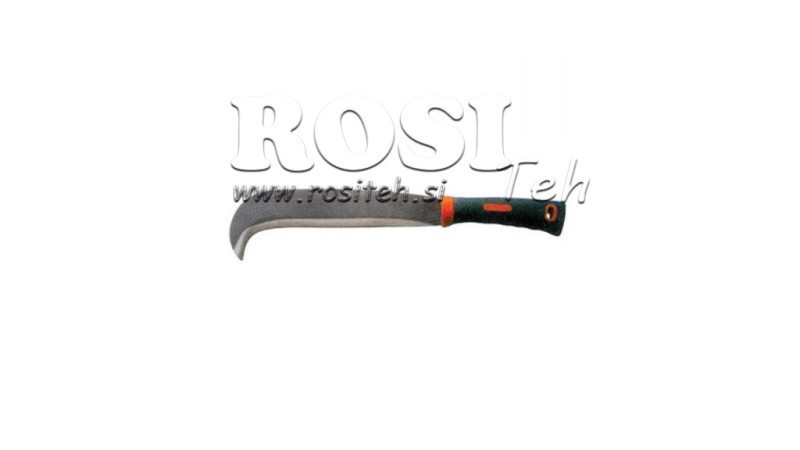 MACHETE 25 cm, MED PVC HANDTAG