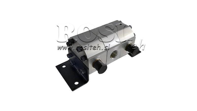 HYDRAULIKZAHNRADPUMPE DURCHFLUSS 2/1 (4.5-9.5 l - max.240bar) 2.1cc/SEG