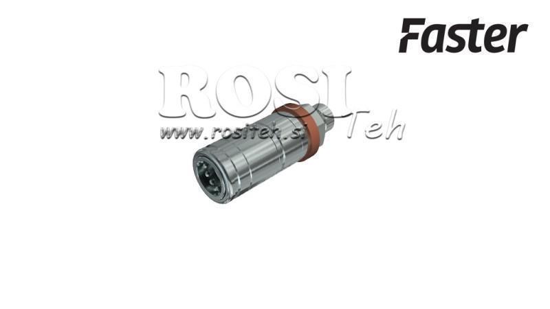 ACCOPPIAMENTO RAPIDO TRACTOR FEMMINA 3CFPV SPINGI - TRAZIONE 1/2