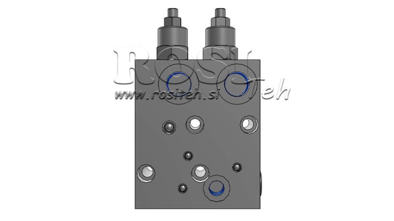 VALVOLA DEL FRENO IDRAULICO PER MOTORE IDRAULICO KPBR-250/1/D
