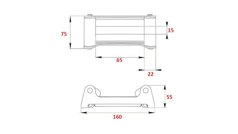 GUIDA A RULLI PER CAVO IN ACCIAIO DWH 2500-4500