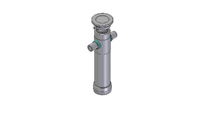 2022S - CILINDRO TELESCOPICO STANDARD/BALL 2 STADI CORSO 595 DIAMETRO 80