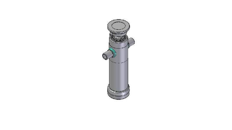 2034S -TELESCOPISK CYLINDER STANDARD/BOLL 3 STEG SLAG 790 DIAMETER 95