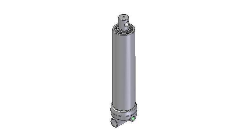 2636F -TELESCOPISK CYLINDER HÅL - HÅL 3 GRADER SLAG 1043 FI 95