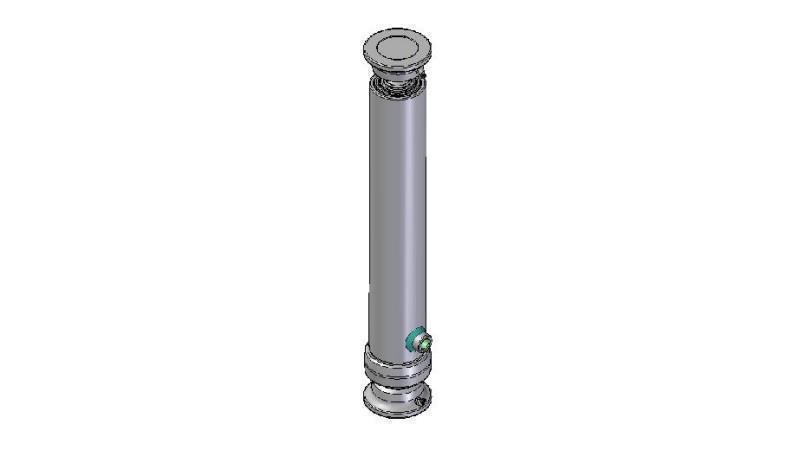 2738S - CILINDRO TELESCOPICO PALLA – PALLA 3 GRADI CORSO 1490 FI 95