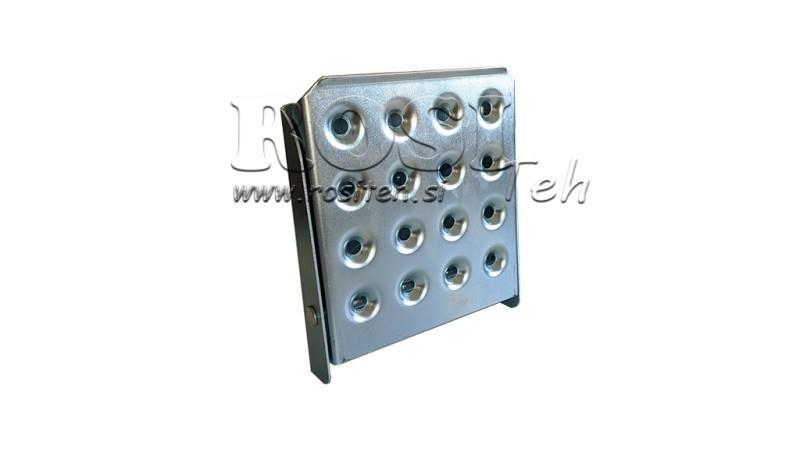 SCALINO PIEGHEVOLE PER RIMORCHIO GALVANIZZATO