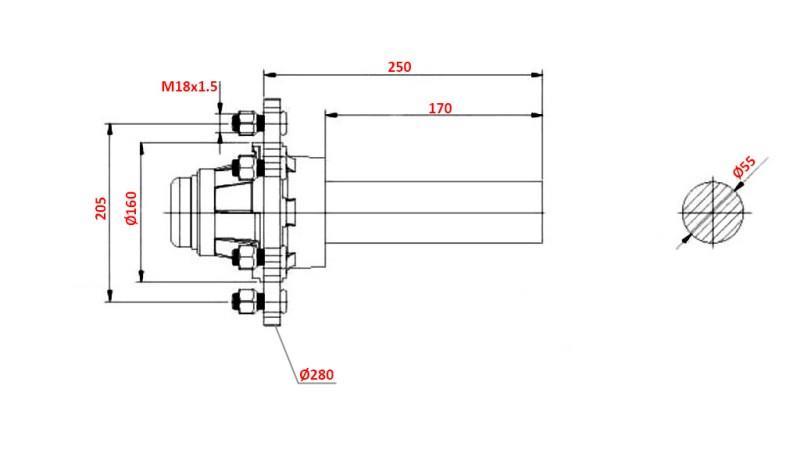 POLOOS 3000 kg l.300 mm