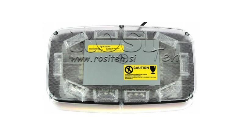 LED MAGNETISK STROBE ROTERENDE LYS 20 LED 50W 12V-24V