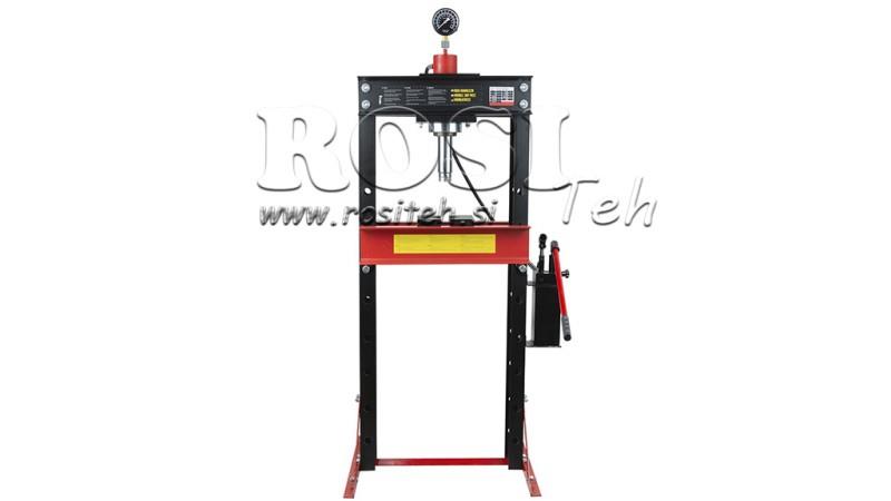 PRESSA IDRAULICA DA OFFICINA PER CUSCINETTI 30T - a due velocità