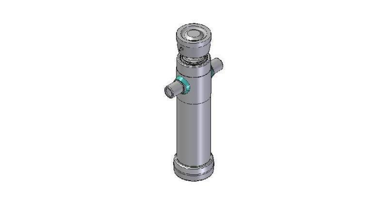 3022S -TELESKOPICKÝ CYLINDER ŠTANDARD/BALL 2 STUPNE CESTA 595 PRIEMER 95