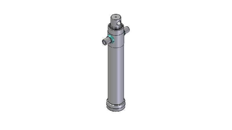 3026F - CILINDRO TELESCOPICO STANDARD/BUCO 2 STADI VIAGGIO 995 DIAMETRO 95