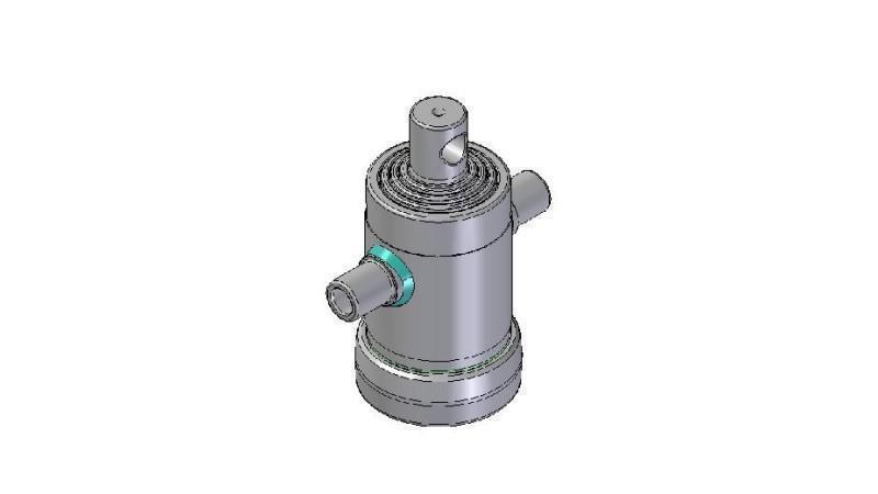 3060F -CILINDRO TELESCOPICO STANDARD/HOLE 4 STADI CORSO 500 DIAMETRO 112