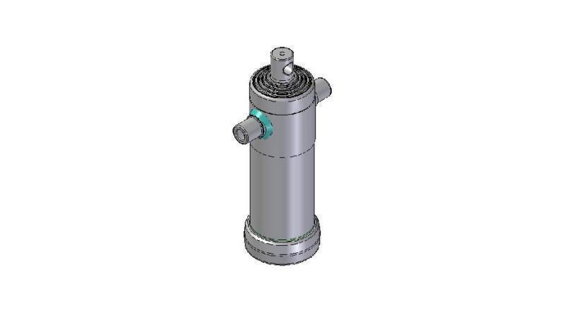 3095F -TELESCOPICKÝ VALEC ŠTANDARD/DIERA 5 STUPNE ZDVIHU 2140 FI 124