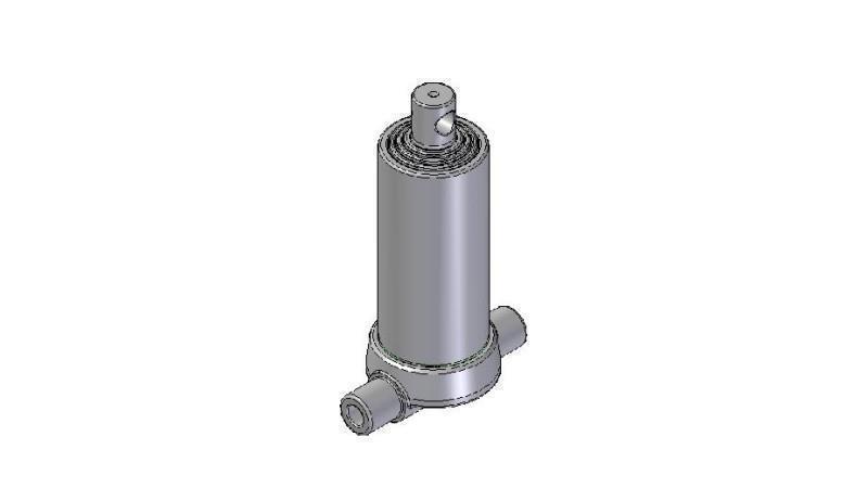 3563F -TELESCOPIC ZYLINDER UNTERE – LOCH 4 GRAD HUB 790 FI 112
