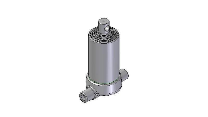 3591F -CILINDRO TELESCOPICO INFERIORE – FORO 5 GRADI CORSO 840 FI 124
