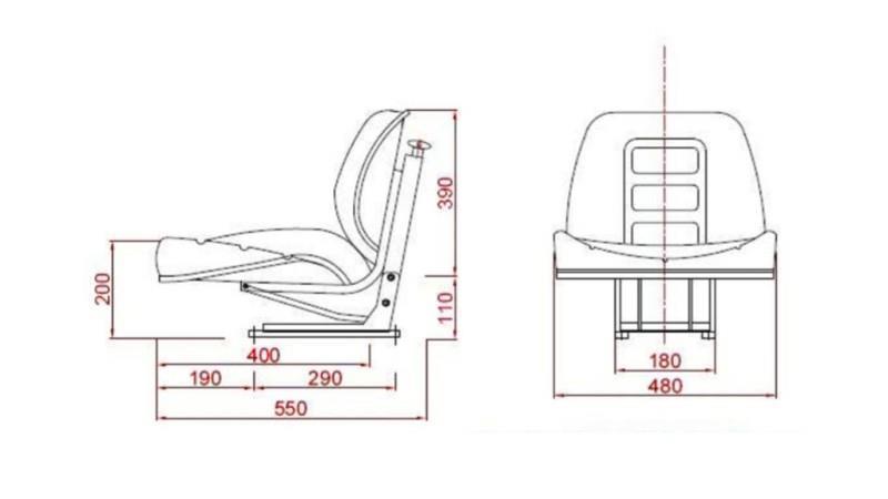 SEDILE UNIVERSALE PER TRACTOR