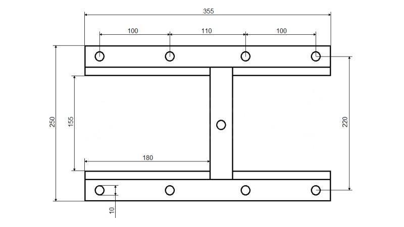 FLAP DI SOLLEVAMENTO PER CAMION DUMPER 250X335 PER CEREALI