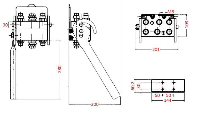 ACCOPPIAMENTO MULTI-FASTER 6 vie BSP1/2 PARTE MOBILE