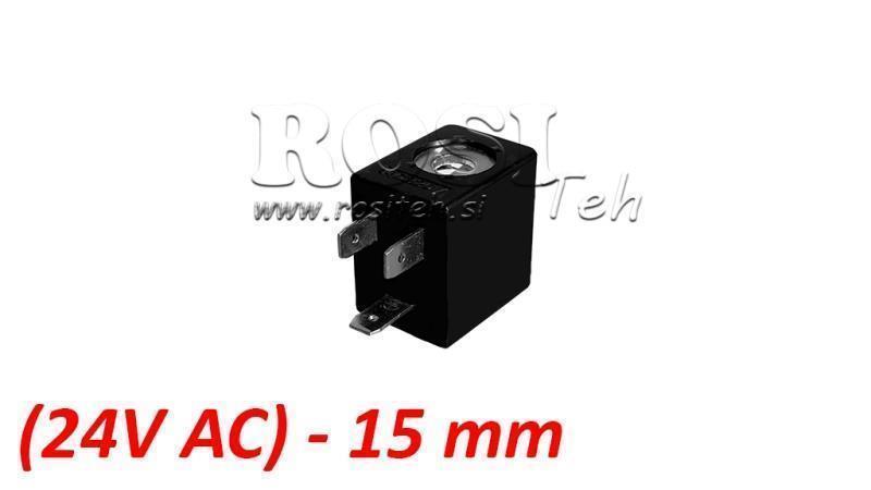 (15) EL. MAG. SPULE 24V AC 4VA FÜR PNEUMATISCHES VENTIL 1/8