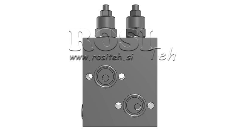 VALVOLA DEL FRENO IDRAULICO PER MOTORE IDRAULICO KPBR-250/1/D