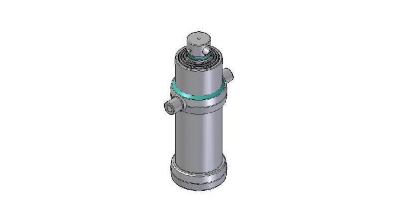 4046F -TELESCOPIC CYLINDER STANDARD/HÅL 4 STEG SLAG 1690 FI 170