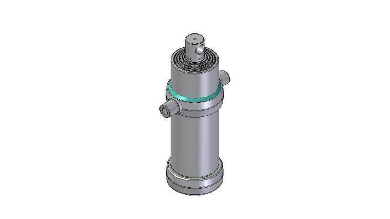 4051F -CILINDRO TELESCOPICO STANDARD/BUCO 5 STADI CORSO 2120 FI 170