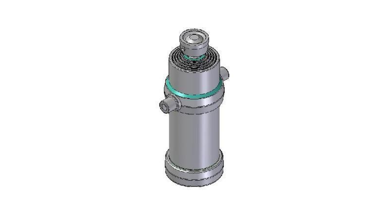 4052S - CILINDRO TELESCOPICO STANDARD/BALL 5 STADI CORSO 2100 DIAMETRO 190