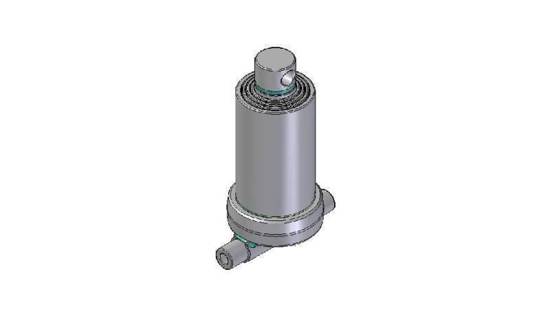 4571F -TELESCOPIC ZYLINDER UNTERE – LOCH 4 GRAD HUB 970 FI 170