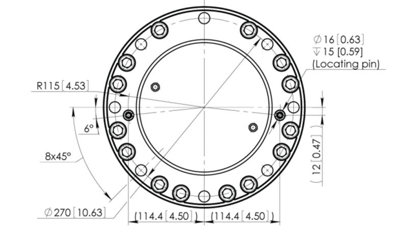 ROTATORE IDRAULICO CPR9-01 33000/9000 KG