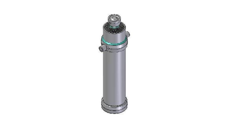 5010S - CILINDRO TELESCOPICO STANDARD/PALLA 5 STADI CORSO 3490 DIAMETRO 190