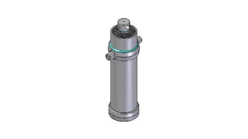 5011F - TELESCOPISK CYLINDER STANDARD/HÅL 5 STEG SLAG 2990 FI 190