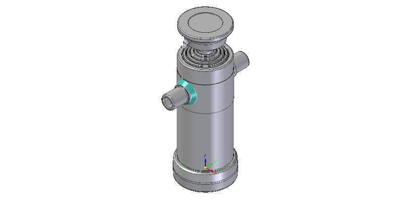 5022S - CILINDRO TELESCOPICO STANDARD/BALL 5 STADI CORSO 1030 DIAMETRO 112