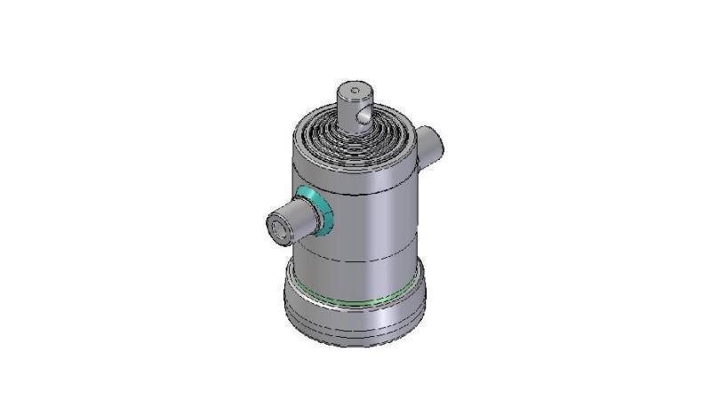 6006F - TELESCOPIC CYLINDER STANDARD/HOLE 6 STAGES STROKE 1000 FI 152