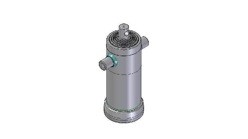 6009F -CILINDRO TELESCOPICO STANDARD/BUCO 6 STADI CORSO 1780 FI 152