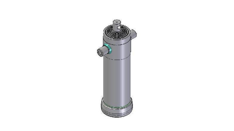 6010F - TELESCOPIC CYLINDER STANDARD/HOLE 6 STAGES TRAVEL 2257 FI 152