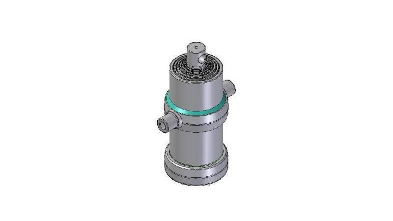 6021F -TELESCOPIC CYLINDER STANDARD/HÅL 6 STEG SLAG 1765 FI 170